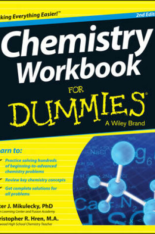 Cover of Chemistry Workbook For Dummies