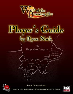 Book cover for War of the Burning Sky Player's Guide: For All Character Levels