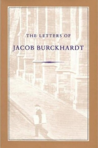 Cover of Letters of Jacob Burckhardt