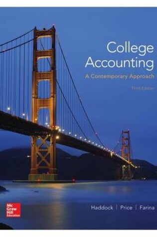 Cover of College Accounting (a Contemporary Approach) with Connect Plus