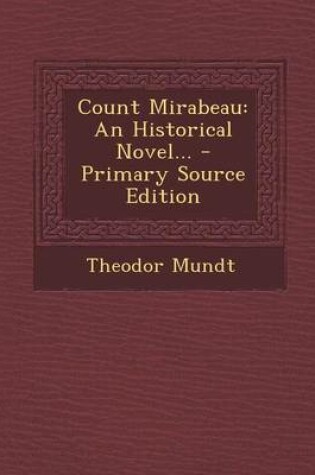 Cover of Count Mirabeau