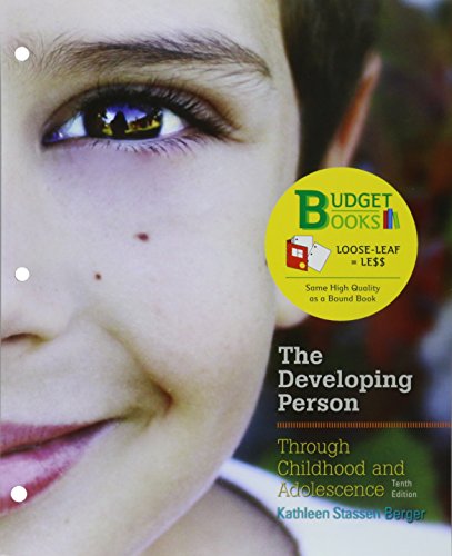 Book cover for Loose-Leaf Version for Developing Person Through Childhood & Adolescence