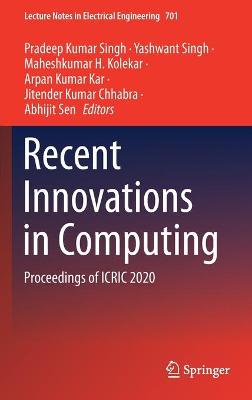 Book cover for Recent Innovations in Computing