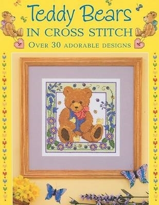 Book cover for Teddy Bears in Cross Stitch