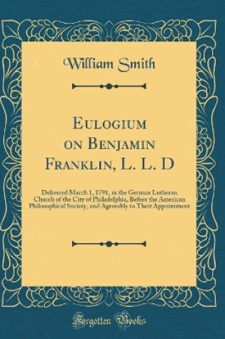 Cover of Eulogium on Benjamin Franklin, L. L. D