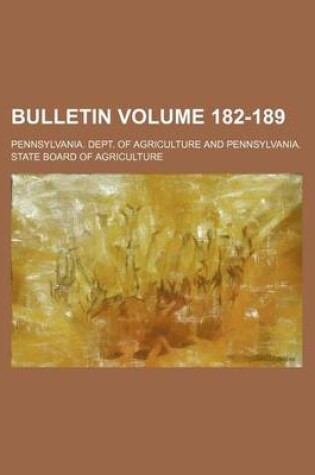 Cover of Bulletin Volume 182-189