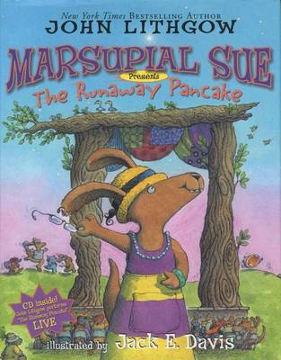 Book cover for "Marsupial Sue Presents ""The Runaway Pancake"": Book and CD "