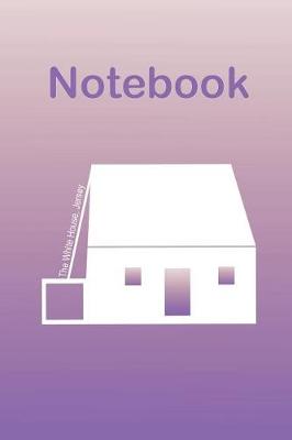 Book cover for Jersey Channel Islands Violet White House Notebook