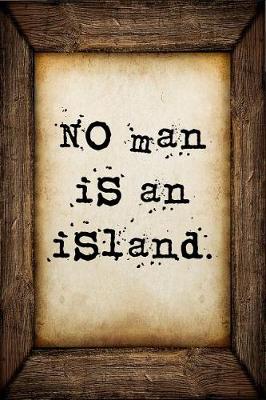 Book cover for No man is an island