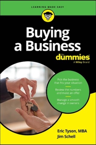 Cover of Buying a Business For Dummies