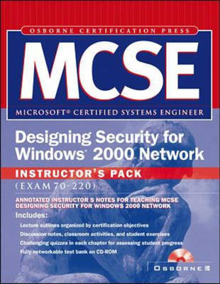 Book cover for MCSE Designing Security for Windows 2000, Instructors Pack