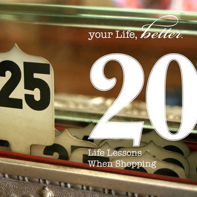 Book cover for 20 Life Lessons Learned from Shopping