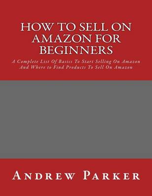 Book cover for How to Sell on Amazon for Beginners