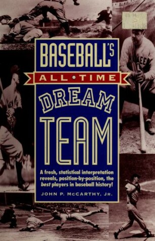 Book cover for Baseball's All-time Dream Team