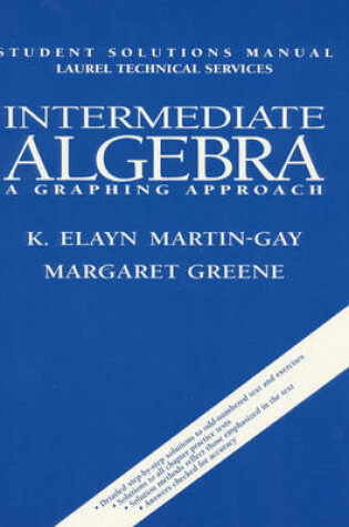 Cover of Intermediate Algebra and Student Solutions Manual Package