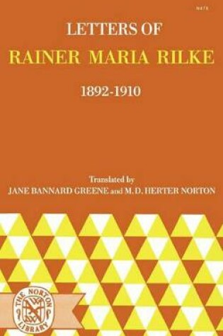 Cover of Letters of Rainer Maria Rilke, 1892-1910