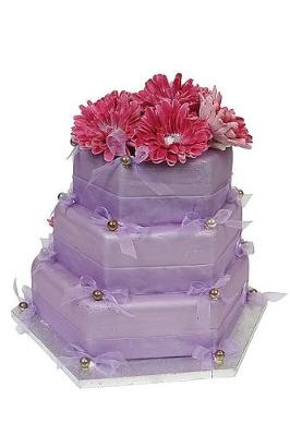 Cover of Wedding Journal Purple Wedding Cake