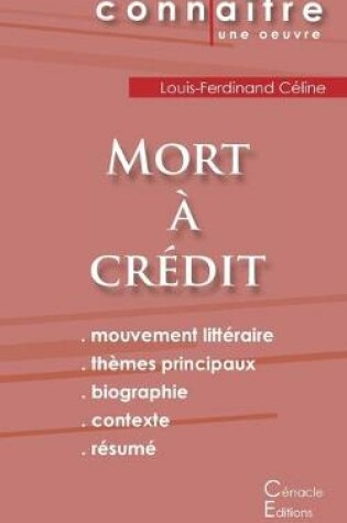 Cover of Fiche de lecture Mort a credit de Louis-Ferdinand Celine (Analyse litteraire de reference et resume complet)