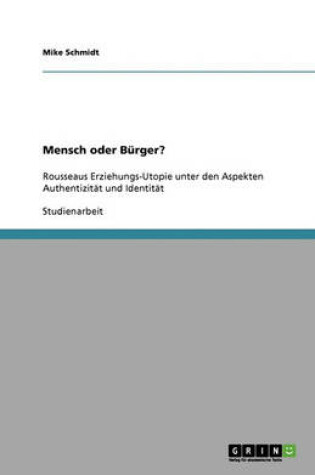 Cover of Mensch oder Burger?