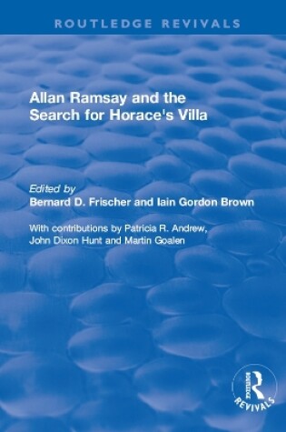 Cover of Allan Ramsay and the Search for Horace's Villa