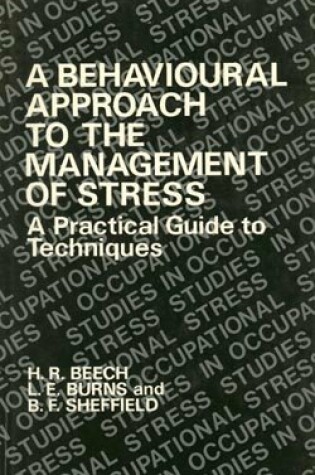 Cover of A Behavioural Approach to the Management of Stress