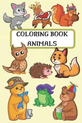 Book cover for Coloring Book Animals