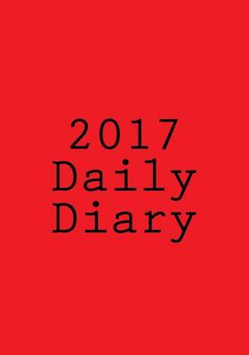 Book cover for 2017 Daily Diary