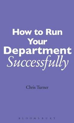 Book cover for How to Run Your Department Successfully