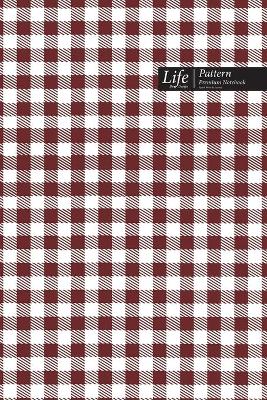 Book cover for Tartan Pattern Composition Notebook, Dotted Lines, Wide Ruled Medium Size 6 x 9 Inch (A5), 144 Sheets Coffee Cover