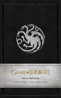 Book cover for Game of Thrones: House Targaryen Ruled Notebook
