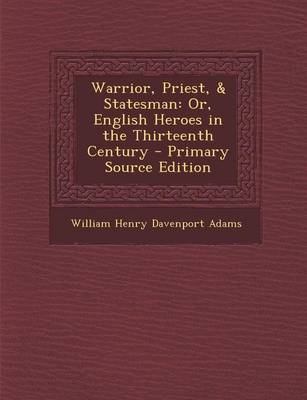 Book cover for Warrior, Priest, & Statesman