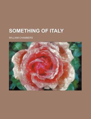 Book cover for Something of Italy