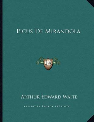 Book cover for Picus de Mirandola