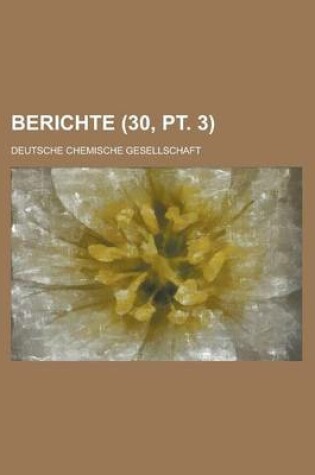 Cover of Berichte (30, PT. 3 )