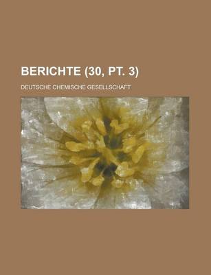 Book cover for Berichte (30, PT. 3 )