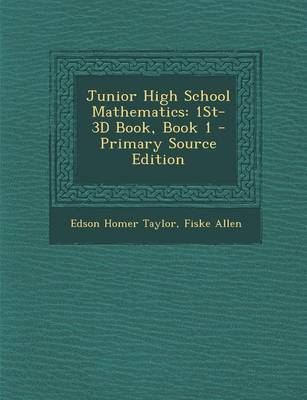 Book cover for Junior High School Mathematics