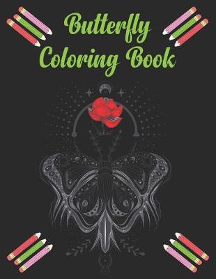 Book cover for Butterfly Coloring Book