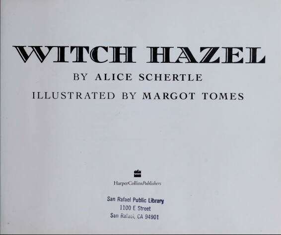 Book cover for Witch Hazel