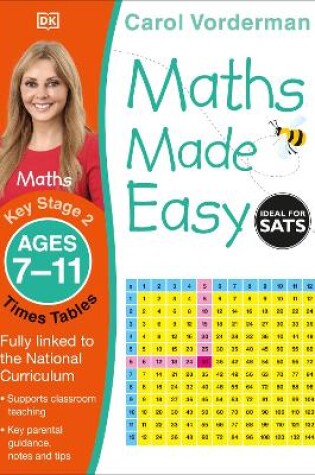 Cover of Maths Made Easy: Times Tables, Ages 7-11 (Key Stage 2)