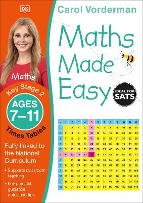 Book cover for Maths Made Easy: Times Tables, Ages 7-11 (Key Stage 2)