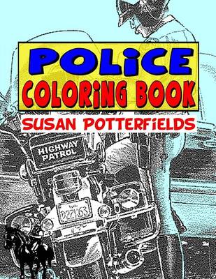 Book cover for Police Coloring Book