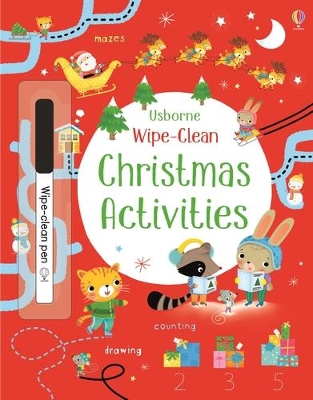 Book cover for Wipe-Clean Christmas Activities