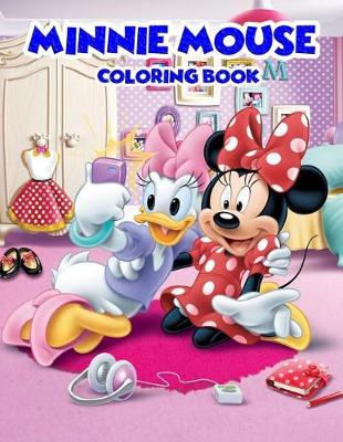 Book cover for Minnie Mouse Coloring Book