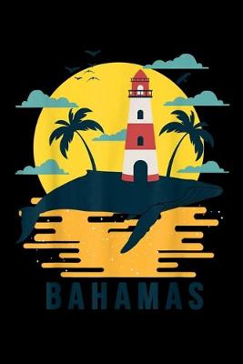 Book cover for Bahamas Whale Elbow Cay Nautical Striped Lighthouse