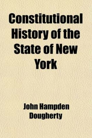 Cover of Constitutional History of the State of New York