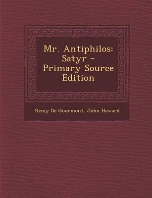 Book cover for Mr. Antiphilos