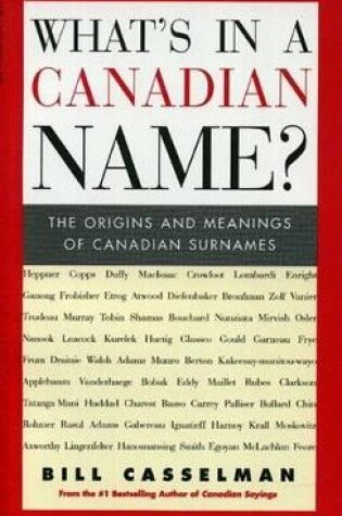 Cover of What's in a Canadian Name?