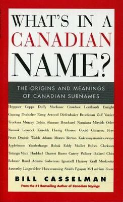 Book cover for What's in a Canadian Name?