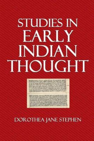 Cover of Studies in Early Indian Thought