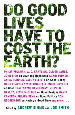Book cover for Do Good Lives Have to Cost the Earth?